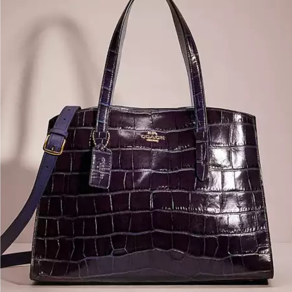 Coach Tote Bag with Rare Coach Strap